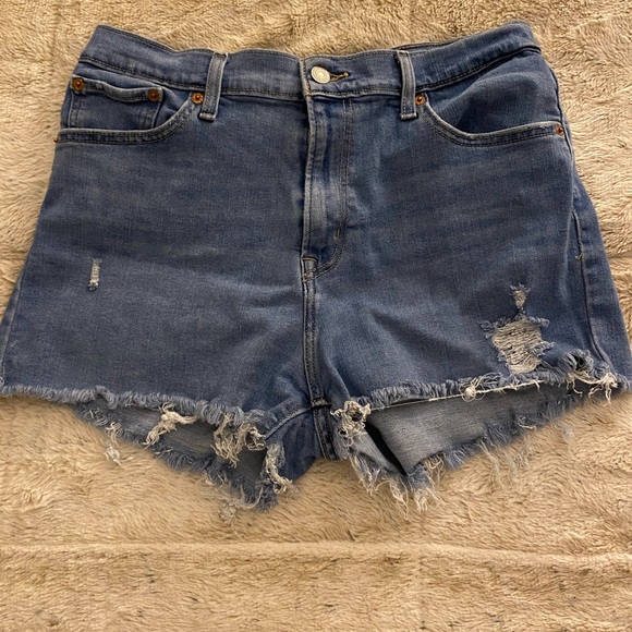Levi's Pants - Levi’s High Rise Shorts in Sapphire Dust